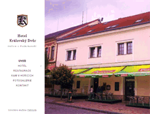 Tablet Screenshot of kralovskydvur.cz